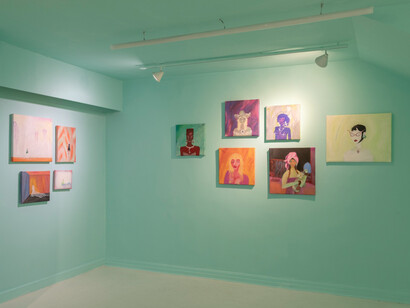Valentina Sava, Perder el glamour, vista de exhibición. Cortesía de la Miranda Bosch Galería. Foto por Carlos Gil