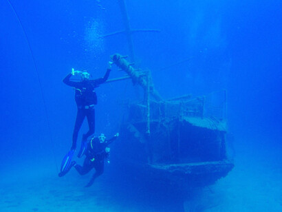 Ana y Esteban conquistando el Meridian. Tenerife. Foto: Ramón Pérez 