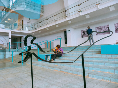 Podium: the strength of sport, exhibition view. Courtesy of La Cité Miroir