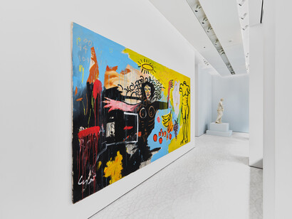 Jean-Michel Basquiat, Venus, exhibition view. Courtesy of Gagosian