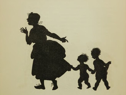 En su necesidad de aceptación, él había aceptado —valga en la confesión, la redundancia— los empujones bruscos de aquella intolerancia. Ilustración de C. S. Evans (1920)