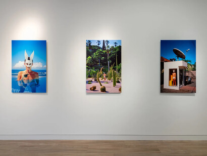 Vlad Zorin, Unmasked, exhibition view. Courtesy of Upsilon Gallery