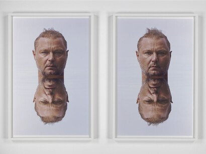 Roni Horn, Water Teller, 2014,
Digital-to-negative print on Fujiflex,
74,93 × 49,53 cm (Mounted on 0.125 plexi)