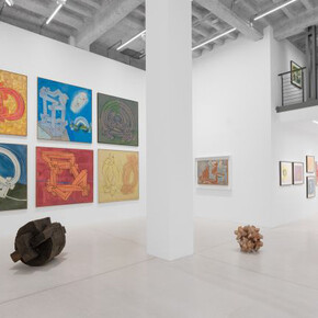 Mihai Olos, The knot, exhibition view. Courtesy of Galeria Plan B