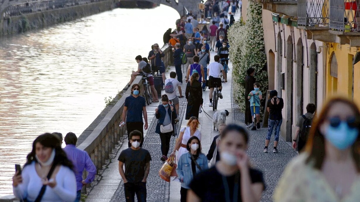 L'ora dell'aperitivo ai Navigli al tempo di COVID-19