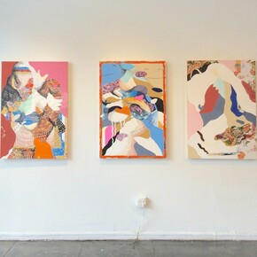 Mtendere Mandowa, Exhibition view. Courtesy of New Image Art