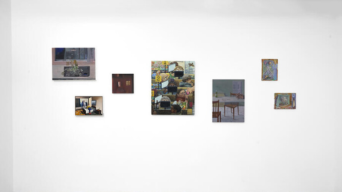 Various artists, Looking in, looking out, exhibition view. Courtesy of Monya Rowe Gallery