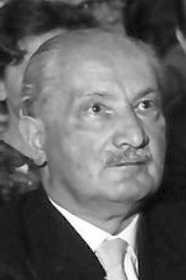 Fotografia di Martin Heidegger nel 1960