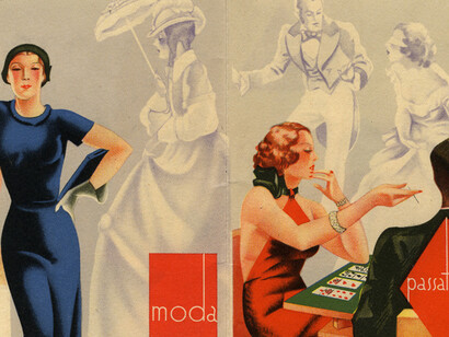 Contrasti, 1936, Creaz. Momi, Torino, Calendarietto, Collezione Borsari 1870, Parma

