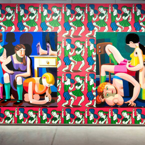 Christoph Ruckhäberle, The fourth wall, exhibition view. Courtesy of Drents Museum