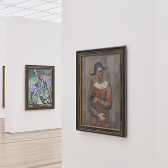 Verschiedene künstler, There is only one thing I fear in life, my friend: One day, the black will swallow the red, ausstellungsansicht. Mit freundlicher genehmigung der Fondation Beyeler