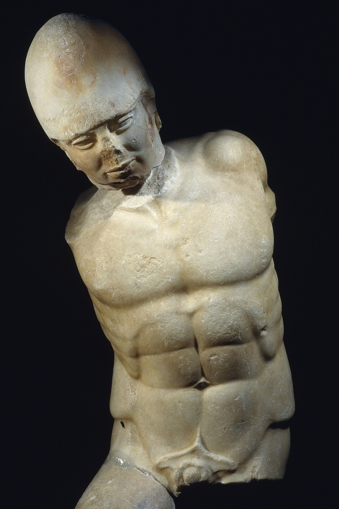 Marble statue of a warrior,
Marble statue of warrior, Akragas, Sicily, c.470 BC Museo Archeologico Regionale di Agrigento © Regione Siciliana