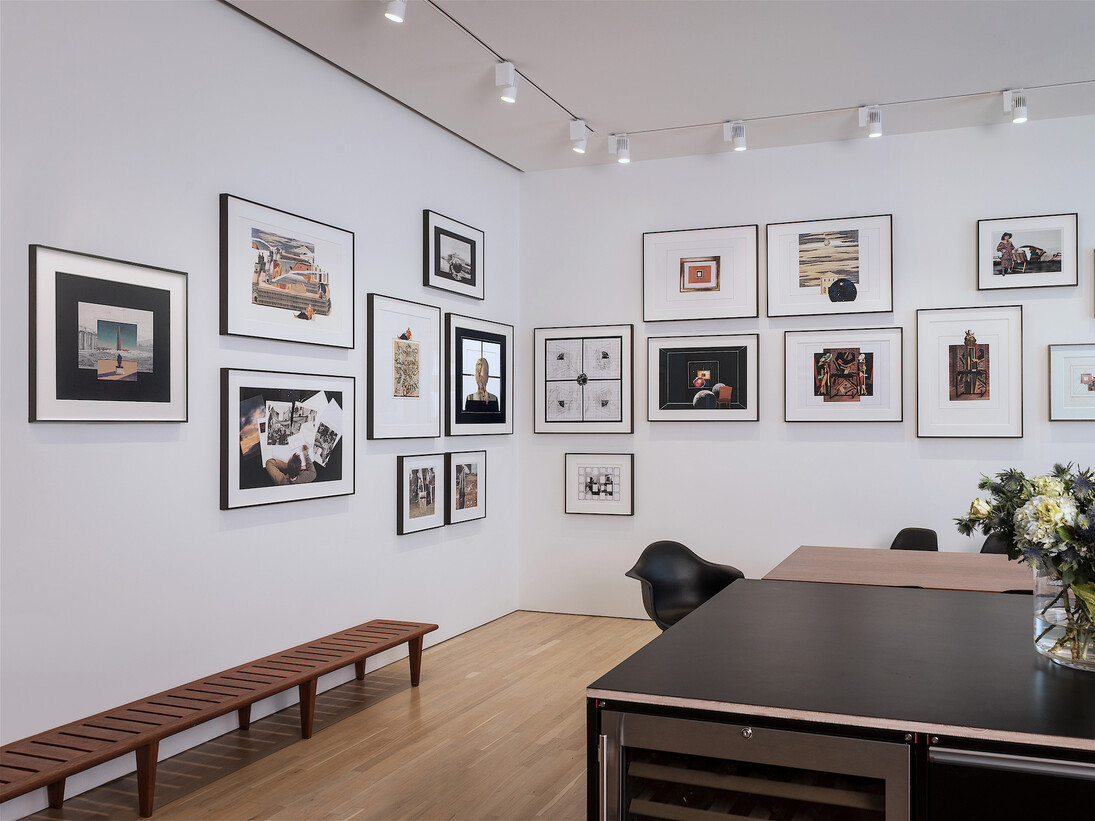Installation view of Giorgio De Chirico –Giulio Paolini / Giulio Paolini –Giorgio De Chirico at the Center for Italian Modern Art. October 14, 2016 –June 24, 2017. Photo Walter Smalling Jr.Courtesy Center for Italian Modern Art.