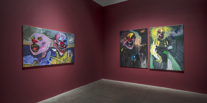Rainer Fetting, Exhibition view. Courtesy of Albertz Benda