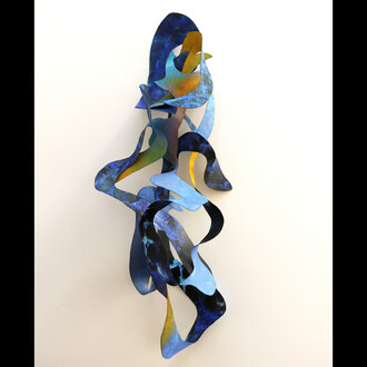 Joan Konkel, Whimsy In Blue. Courtesy of the artist and Zenith Gallery