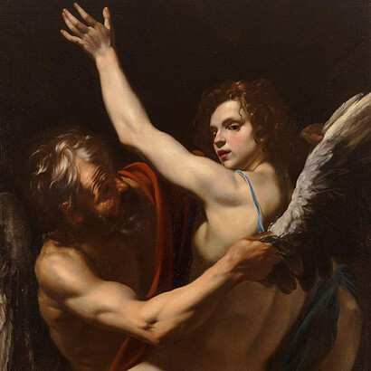 Orazio Riminaldi, Dédalo e Ícaro (detalle)