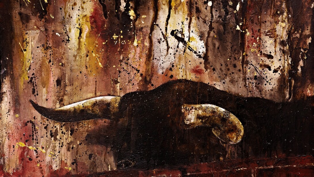 El toro tras la barrera