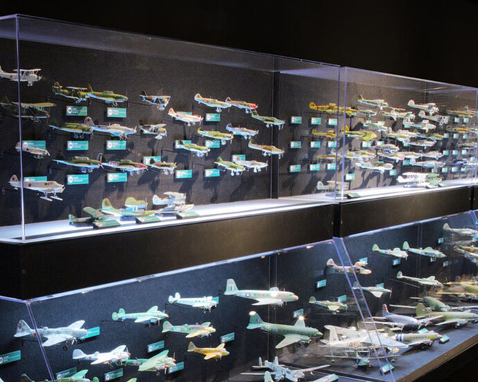 Holtgrewe WWII Model Collection. Courtesy of The Museum of Flight 