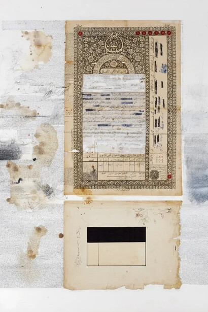 Aisha Abid Hussain, Lived realities series II, 2023. Courtesy of Dhoomimal Gallery