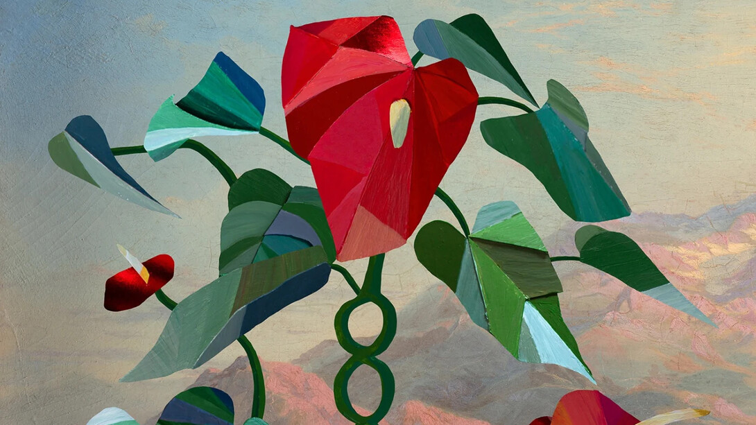 Plus 1, artwork in exhibition (detail). Courtesy of Jhana Millers Gallery