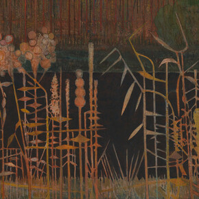 Sky Glabush, All night I heard a singing bird (detail), 2025. Courtesy of Philip Martin Gallery