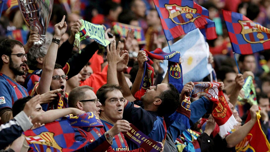 Hinchas del F.C. Barcelona