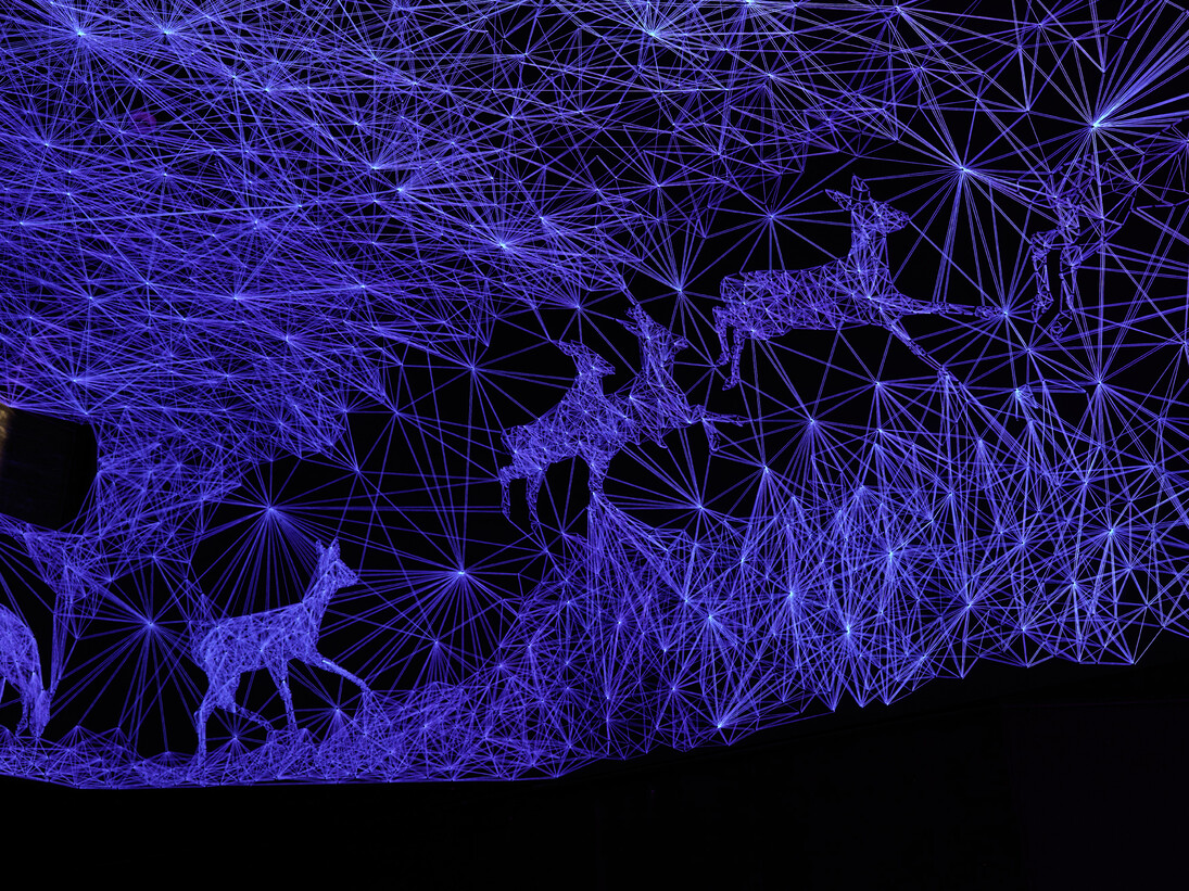 Installation view of Julien Salaud, Grotte Stellaire (2012), Palais de Tokyo, Paris. Courtesy of the artist and Galerie Suzanne Tarasieve, Paris. Photo : André Morin