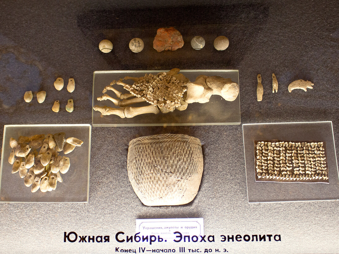 Ancient Relics of the Culture and Art of Eurasia, Exhibition view. Courtesy of The State Hermitage Museum
