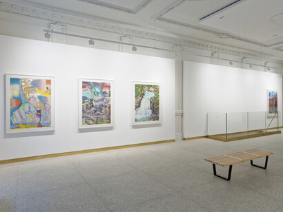 Antwan Horfee, Fantasia, exhibition view. Courtesy of Ceysson and Bénétière Gallery