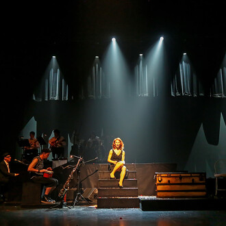 Mina...che cosa sei?!? Vista del espectáculo. Cortesía del Teatro El Nacional Sancor Seguros. Foto por Alejandro Palacios
