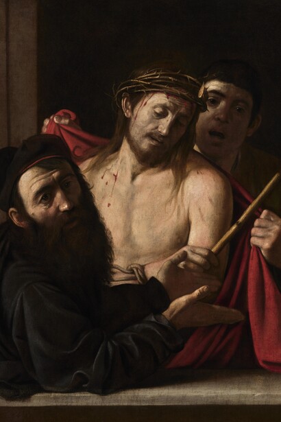 Caravaggio, Ecce homo, 1606-1609. Courtesy of the Palazzo Barberini