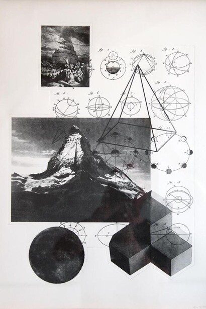 Edouard Wolton, Corpus documentaire #5, 2012, Alugraphie on BFK 240 gr paper, 56 x 76 cm, Courtesy Galerie Les filles du calvaire