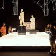 Rome: empire, power, people, exhibition view. Courtesy of Melbourne Museum