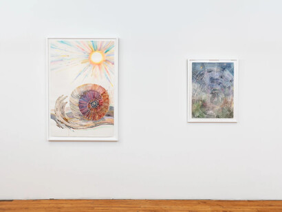 Laura Ball, The sun was glad to see my shadow, exhibition view. Courtesy of David B. Smith Gallery