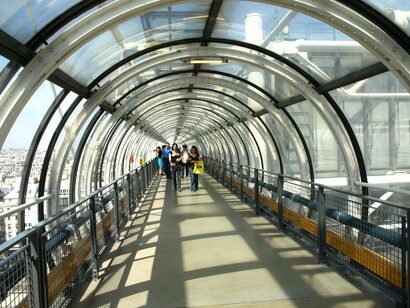 Paris. Inside the Centre Pompidou