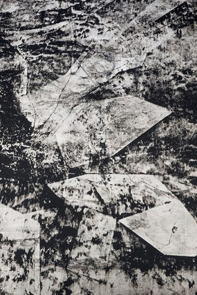 Landscape Study C-III, 2011, fabricated 2015 
Acrylic, gesso, linen, aluminum panel 
40 x 30 x 0.6 in.  Courtesy of the Artist  © Justin Guariglia
