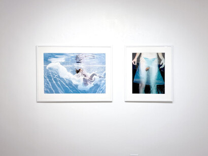 Sophie Delaporte, The thread between, exhibition view. Courtesy of Sous Les Etoiles Gallery