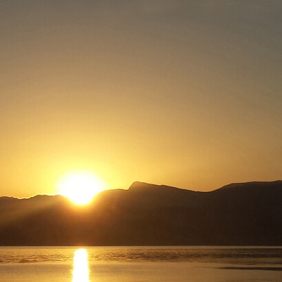 Il sole, il fuoco che sublima la materia, foto Maria Burgarella