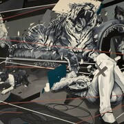 Ian Shults, 01.15.24 (detail), 5x8. Courtesy of the artist and Wally Workman Gallery