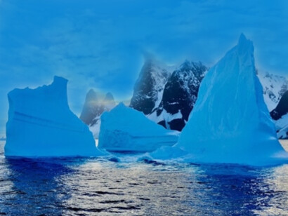 Leaving Lemaire Channel, Antarctic. J. MacLeod