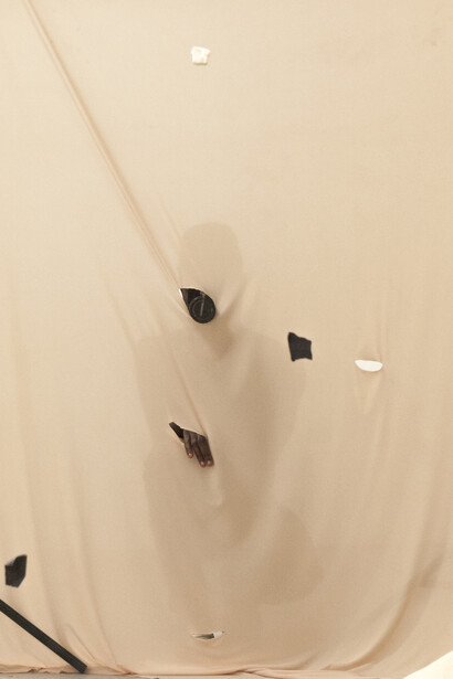 Paul Mpagi Sepuya, Mirror Ground Study (_1990608), 2018, archival pigment print, 81 x 61 cm, 31 7/8 x 24 1/8 ins. © the artist. Courtesy the artist, Modern Art, London & Team Gallery, New York
