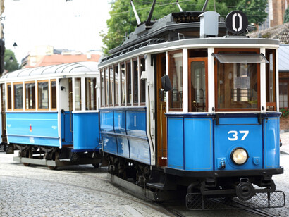 Tramways at Wawrzynca. Courtesy of Museum of Municipal Engineering