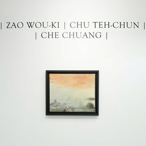 Zao Wou-Ki, Chu Teh-Chun, and Che Chuang, Exhibition view. Courtesy of Omer Tiroche Gallery
