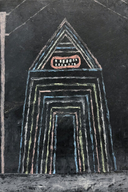 Beach House, Scott Danial Ellison, 2018, 10×8