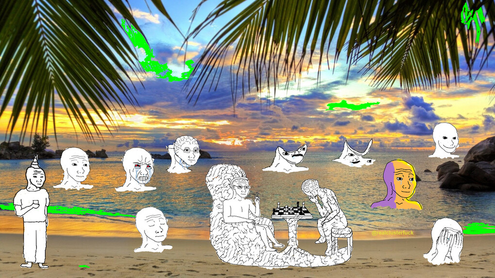Wojak > Gondola and some earth Porn Feelings at the beach or Wojak’s family tree