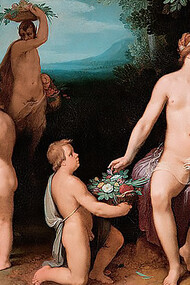 Cornelis van Haarlem  (1562–1638), The Hesperides Filling the Cornucopia