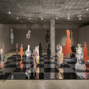 Anna Boghiguian, The sunken boat, exhibition view. Courtesy of ARoS