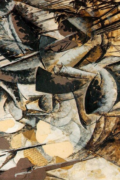 Umberto Boccioni, "Charge of the Lancers", 1916 ca, Museo del Novecento, Milano, Italia