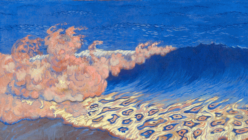 Georges Lacombe
Marine bleue, effet de vagues
© MBA, Rennes, Dist. RMN-Grand Palais / Jean-Manuel Salingue