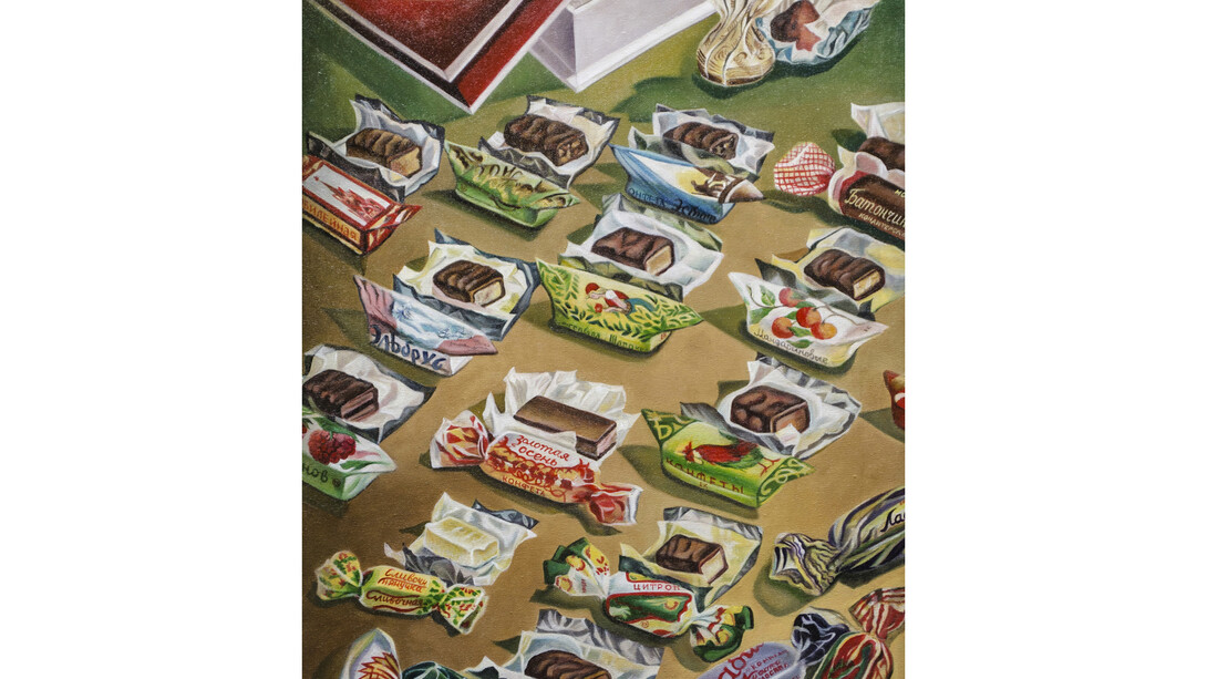 Elena Khudiakova, Sweets, Oil on canvas, 75 x 51 cm, 2012 – 2014